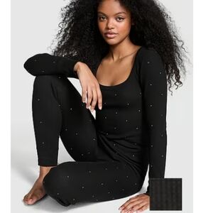 Victorias Secret PINK thermal bling long sleeve top